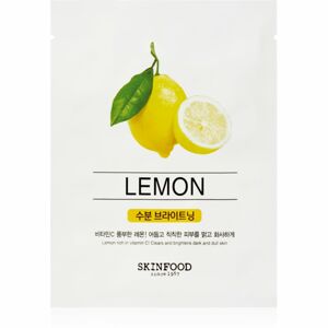 Skinfood Beauty In A Food Lemon szövet arcmaszk az arcbőr élénkítésére és vitalitásáért 18 ml