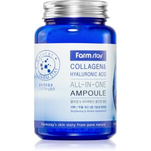 Farmstay Collagen & Hyaluronic Acid All-In-One Ampoule revitalizáló arcszérum 250 ml