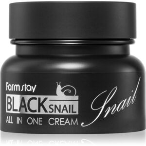 Farmstay Black Snail All-In One tápláló arckrém csiga kivonattal 100 ml