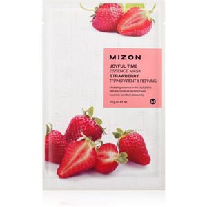 Mizon Joyful Time Strawberry arcmaszk bőrpuhító hatással 23 g