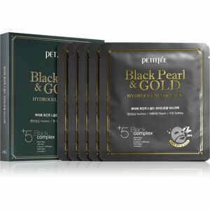 Petitfée Black Pearl & Gold intenzív hidrogélmaszk 24 karátos arannyal 5x32 g