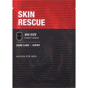 Missha For Men Skin Rescue szövet arcmaszk tisztító hatással uraknak 25 g