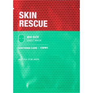 Missha For Men Skin Rescue nyugtató hatású gézmaszk uraknak