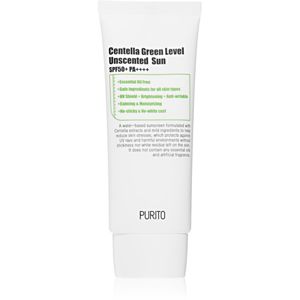 Purito Centella Green Level gyengéd védő arckrém SPF 50+ parfümmentes 60 ml
