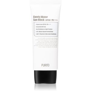 Purito Comfy Water Sun Block 100% ásványi védőkrém arcra és testre SPF 50+ 60 ml