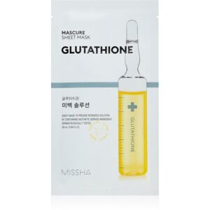 Missha Mascure Glutathione fehérítő gézmaszk 28 ml