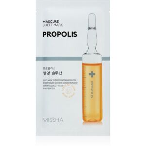 Missha Mascure Propolis tápláló gézmaszk érzékeny és irritált bőrre 28 ml