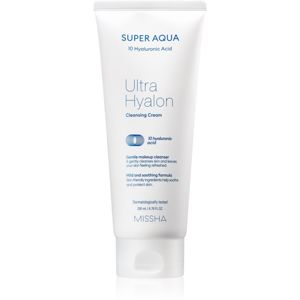 Missha Super Aqua 10 Hyaluronic Acid hidratáló tisztító krém 200 ml