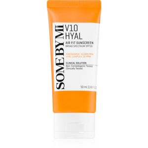 Some By Mi V10 Hyal Air Fit Sunscreen gyengéd védő arckrém SPF 50+ 50 ml