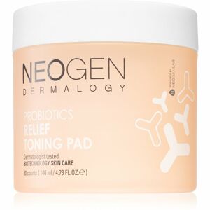 Neogen Dermalogy Probiotics Relief Toning Pad vattakorong a nagyon száraz és érzékeny bőrre 50 db