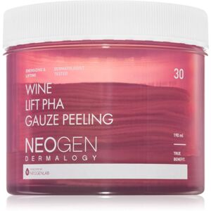 Neogen Dermalogy Clean Beauty Gauze Peeling Wine Lift PHA arctisztító peeling párnácskát lifting hatással 30 db