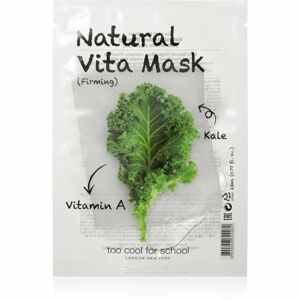 Too Cool For School Natural Vita Mask Firming Kale bőrfeszesítő ézilmaszk 23 g