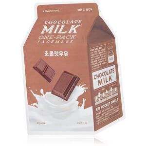 A´pieu One-Pack Milk Mask Chocolate ápoló arcmaszk 21 g