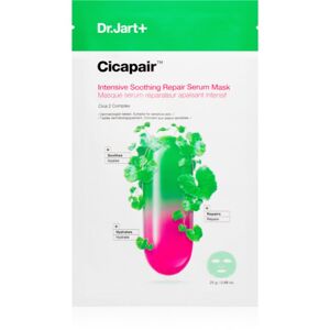 Dr. Jart+ Cicapair™ Intensive Soothing Repair Serum Mask arcmaszk hidratáló és nyugtató hatással 25 g