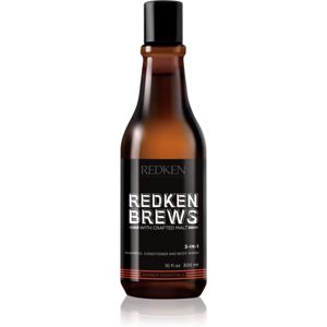 Redken Brews 3 az 1 sampon, kondicionáló és tusfürdő 300 ml