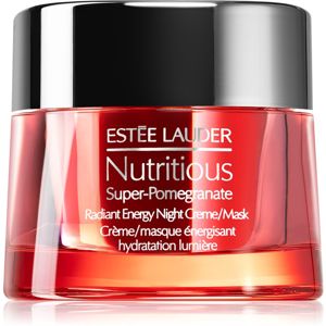 Estée Lauder Nutritious Super-Pomegranate Radiant Energy Night Creme/Mask éjszakai krémes maszk a táplálásért és hidratálásért 50 ml