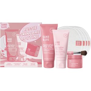Sand & Sky Australian Pink Clay Aussie Skincare Routine arcápoló szett