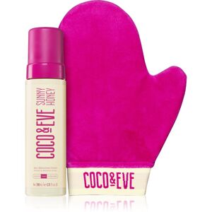 Coco & Eve Sunny Honey Ultimate Glow Kit önbarnító hab kesztyűvel Dark 1 db