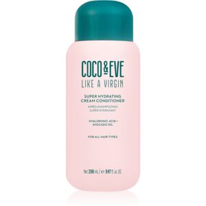 Coco & Eve Like A Virgin Super Hydrating Cream Conditioner hidratáló kondicionáló a fénylő és selymes hajért 288 ml