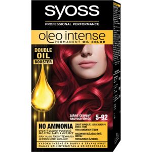 Syoss Oleo Intense tartós hajfesték olajjal árnyalat 5-92 Bright Red 1 db