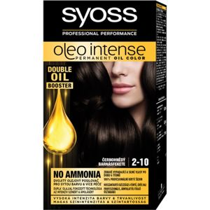 Syoss Oleo Intense tartós hajfesték olajjal árnyalat 2-10 Black brown 1 db