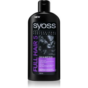 Syoss Full Hair 5 Density & Volume sampon ritkuló és vékonyszálú hajra