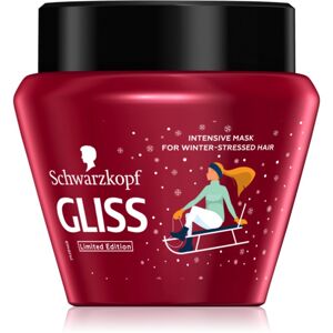 Schwarzkopf Gliss Winter Repair intenzív regeneráló maszk száraz, károsult hajra 300 ml