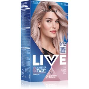 Schwarzkopf LIVE Lightener & Twist tartós hajfesték a haj élénkítésére árnyalat 1 db