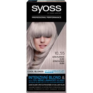 Syoss Cool Blonds tartós hajfesték árnyalat 10-55 Ultra platinum blond