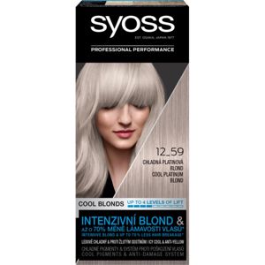 Syoss Cool Blonds tartós hajfesték árnyalat 12-59 Cool platinum blond