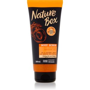 Nature Box Apricot testápoló peeling élénk és hidratált bőr