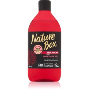 Nature Box Pomegranate hidratáló és revitalizáló sampon a szín védelméért 385 ml