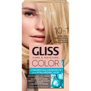 Schwarzkopf Gliss Color tartós hajfesték árnyalat 10-1 Ultra Light Pearly Blonde