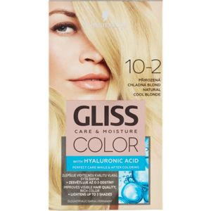 Schwarzkopf Gliss Color tartós hajfesték árnyalat 10-2 Natural Cool Blonde