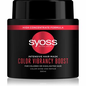 Syoss Color Boost tápláló hajmaszk a tündöklő hajszínért 500 ml