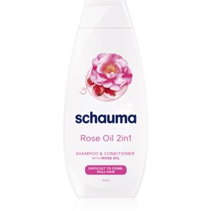 Schwarzkopf Schauma Rose Oil sampon és kondicionáló 2 in1 a könnyű kifésülésért 400 ml