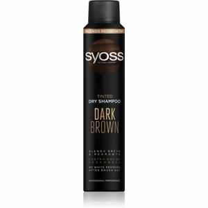 Syoss Dark Brown száraz sampon sötét hajra 200 ml