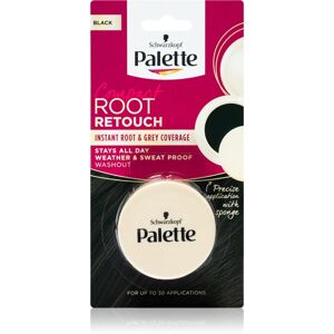 Schwarzkopf Palette Compact Root Retouch korrektor az ősz hajszálakra púderes hatással árnyalat Black 3 g