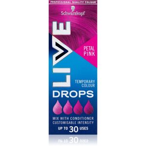 Schwarzkopf LIVE Drops lemosható színezőpasztilla árnyalat Petal Pink 30 ml