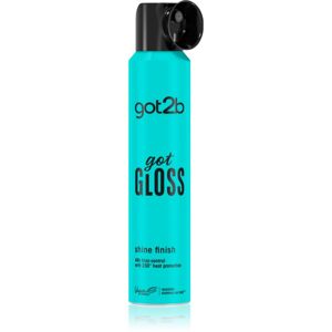 got2b got Gloss Shine Finish hővédő spray hajra a fénylő és selymes hajért 200 ml