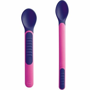 MAM Feeding Spoons & Cover kiskanál 6m+ Violet 2 db