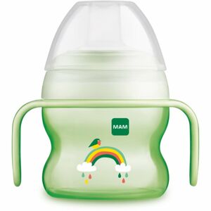 MAM Starter Cup gyakorlóbögre fogantyúval Green 150 ml