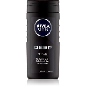 Nivea Men Deep fürdőgél férfiaknak 250 ml