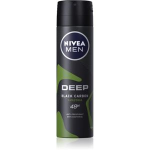 Nivea Men Deep izzadásgátló spray uraknak Black Carbon Amazonia 150 ml