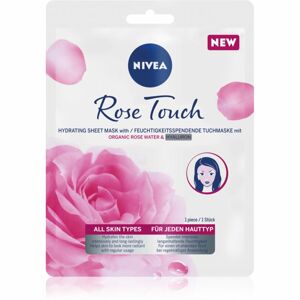 Nivea Rose Touch hidratáló gézmaszk 1 db