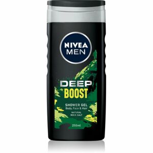 Nivea Deep Boost tusfürdő gél arcra, testre és hajra 250 ml