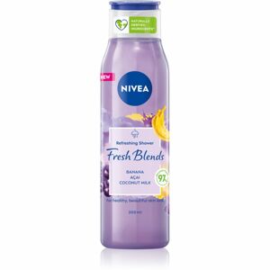 Nivea Fresh Blends Banana & Acai & Coconut Milk felfrissítő tusfürdő gél 300 ml