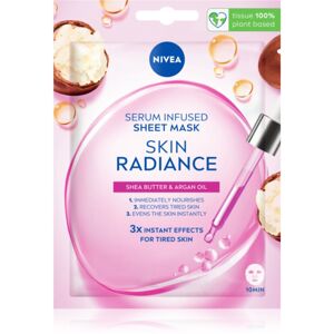 NIVEA Skin Radiance fehérítő gézmaszk 1 db