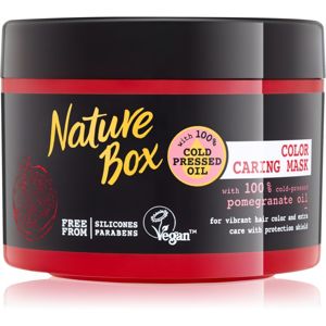 Nature Box Pomegranate tápláló és hidratáló hajmaszk a szín védelméért