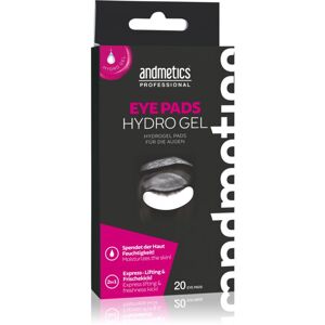 andmetics Professional Hydro Gel Eye Pads hidratáló gél párnácskák a szem köré 20 db